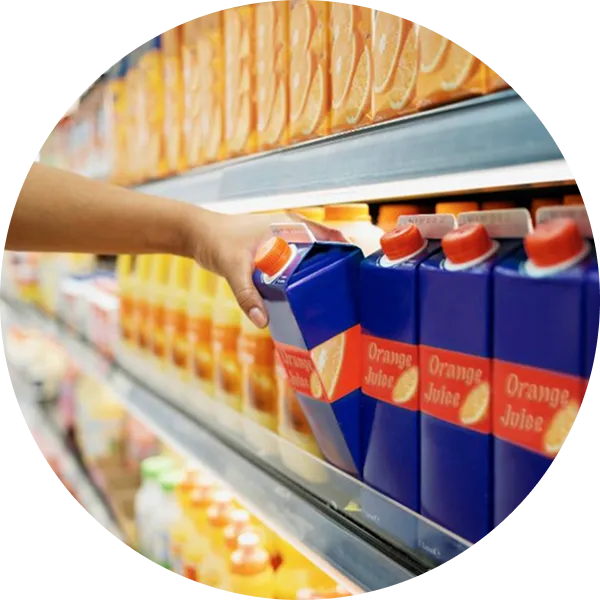 carton boxes of juice